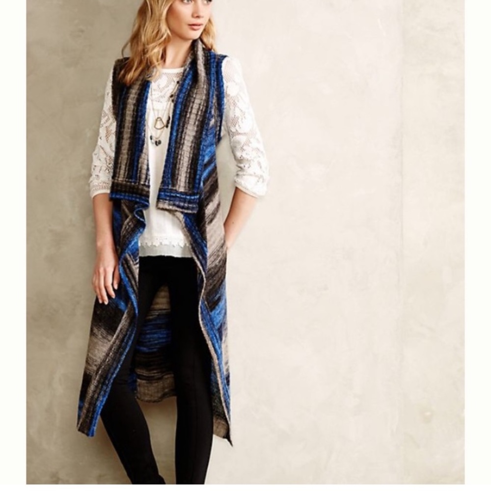 Anthropologie Moth Spacedye Sweater Vest